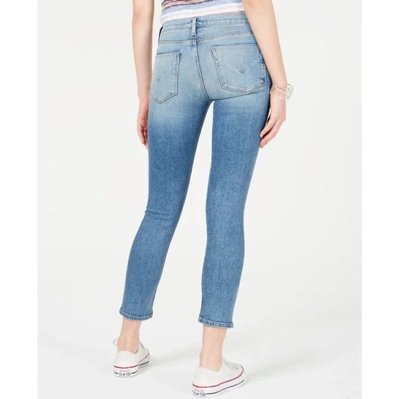 Hudson Jeans Tally Crop Skinny Blue Sz 25